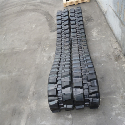 300 × 52.5 × 82W حفرة مسارات المطاط للحفرة آلات البناء