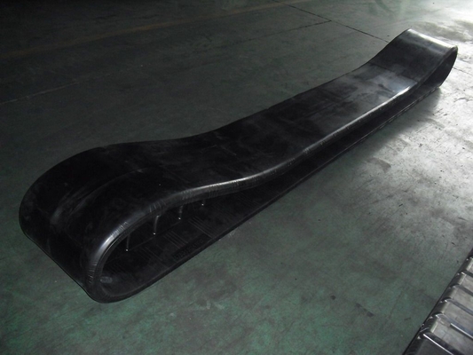 470x152.4x52 نمط ناعم أو نمط محفور مسارات المطاط أجزاء طابور أسفلت مع 52 وصلة