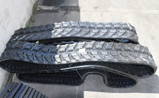 400x72.5x74W مسار مطاطي للحفر لآلات البناء