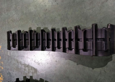 300mm العرض المستمر المطاط المسارات المطاطية لآلة قطع الأرز