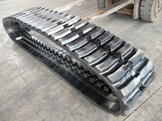 420x100x54 كتلة مسار العجلة Cralwer MX55 حفر مسار المطاط