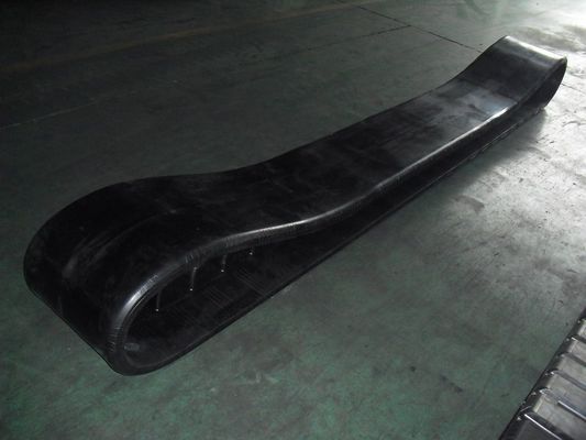 470x152.4x56 نمط ناعم أو محفور PF6110 مسارات المطاط أجزاء أرضية أسفلت مع 52 وصلة