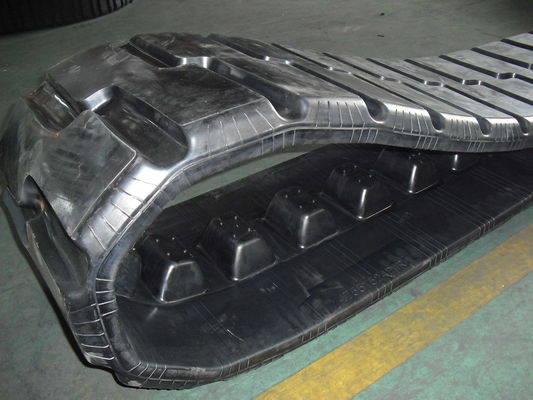 470x152.4x56 نمط ناعم أو محفور PF6110 مسارات المطاط أجزاء أرضية أسفلت مع 52 وصلة