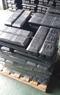 450MM محول على المطاط مسار السكة الأرضية الطراز الطراز الطراز السكة الأرضية المسار الحذاء للمحفرات