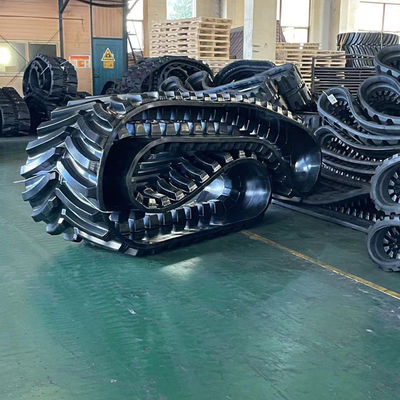 مسار مطاطي كاتربيلر 30 بوصة عرض 762 × 152.4 × 66 تناسب الجرار تشالنجر MT845 MT865 MT845B MT865B MT845C MT865C MT835C MT835 MT855B MT855 MT875C