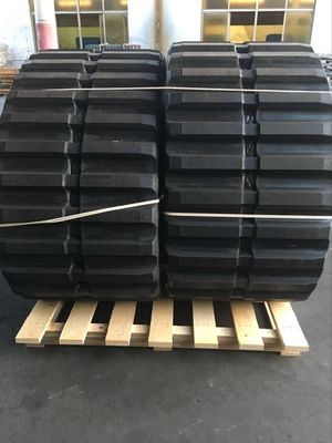 800x150x68 LD1000 المضخات المطاطية مسار المعدات البناء قطع الغيار