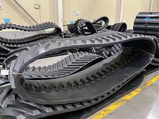 610X127X40 الصينية OEM الزراعة المسار JD 764 السرعة العالية Dozer المطاطي المسار