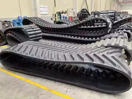 610X127X40 الصينية OEM الزراعة المسار JD 764 السرعة العالية Dozer المطاطي المسار