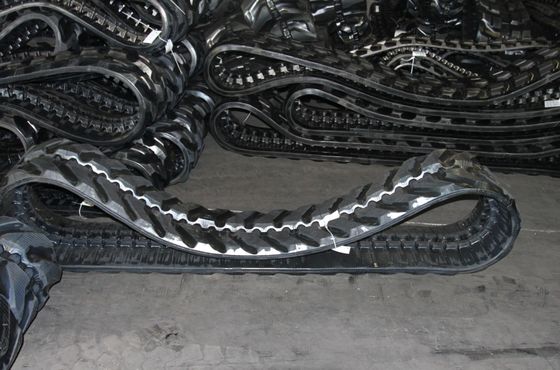 400x72.5x76W حفر مسار المطاط لمعدات البناء