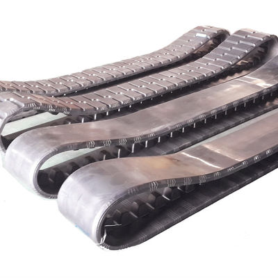 483x152.4x42 PF5510 أجزاء آلات بناء مرصوفات الأسفلت مسارات مطاطية