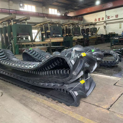 مسار مطاطي للمجرب الزراعي 25" 30" 36" عرض مناسب لـ CAT Challenger 65 75 85 95 35 45 55 MT800 MT700 جون دير 8000T 8 RT 8RX 9RX CNH STX Quadtra Magnum Rowtrac Claas Lexion Vector Delta