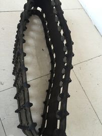 أسود روبوت المطاط المسارات 254 × 65 × 30 / ارتداء - أجزاء المسار الثلج المقاوم