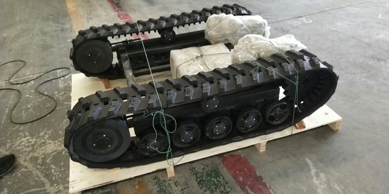 هيكل مسار مطاطي قابل للتبديل مع ناقل حركة DP-SD-250