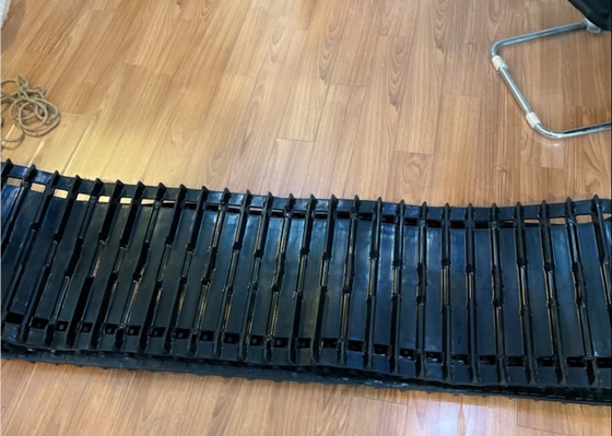 60 رابط 508mm مسار مطاطي للثلج العريض أسود مسارات قطع غيار الثلج